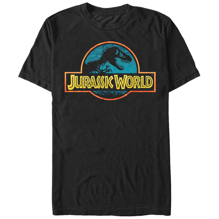 fifth sun Men's Jurassic World Color Outline Logo T-Shirt fifth sun Men's Jurassic World Color Outline Logo T-Shirt