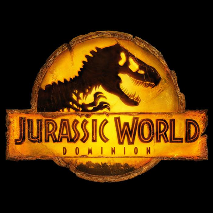 Fifth Sun Men's Jurassic World: Dominion Glowing Dinosaur Logo T-Shirt