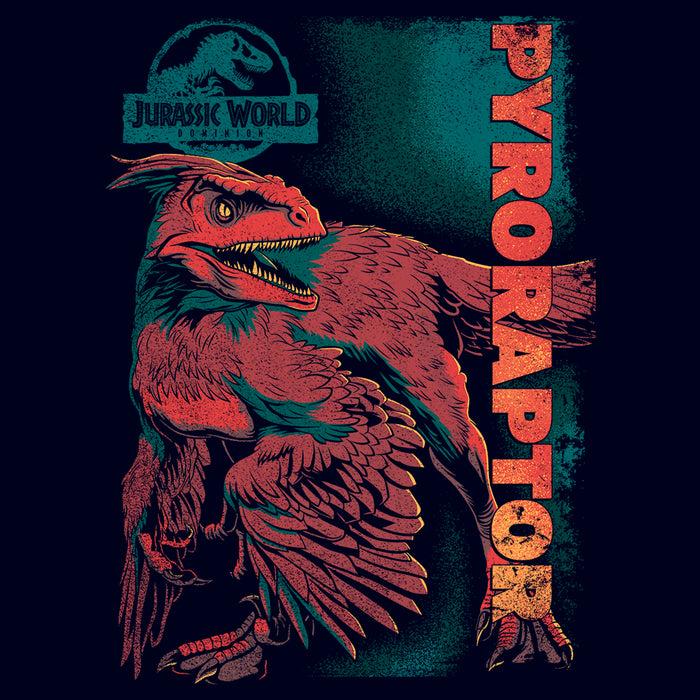 Fifth Sun Men's Jurassic World: Dominion Pyroraptor Dinosaur Portrait T-Shirt