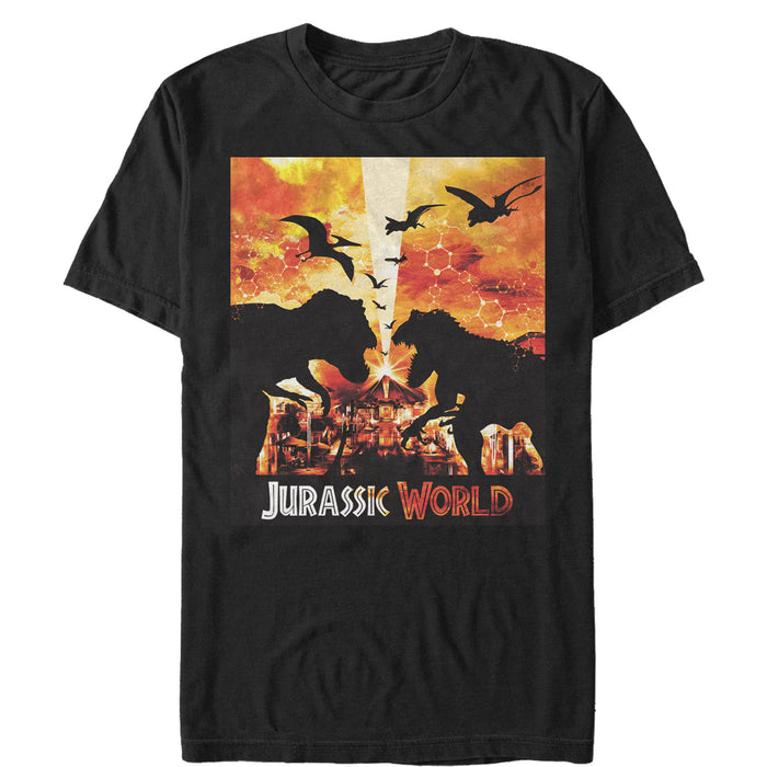 fifth sun Men's Jurassic World Epic Showdown T-Shirt fifth sun Men's Jurassic World Epic Showdown T-Shirt