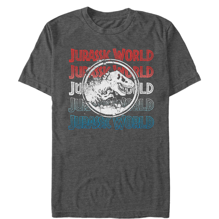 fifth sun Men's Jurassic World: Fallen Kingdom 4th of July Logo T-Shirt
