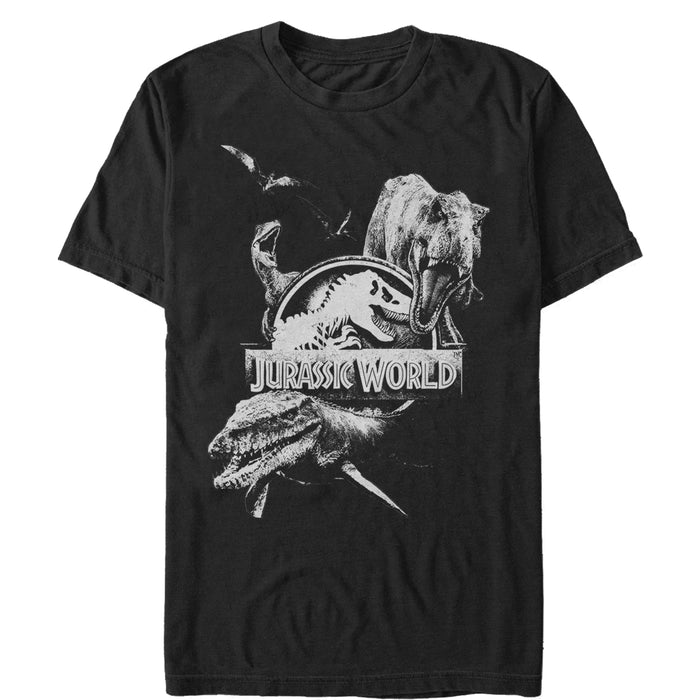 fifth sun Men's Jurassic World: Fallen Kingdom Logo Attack T-Shirt