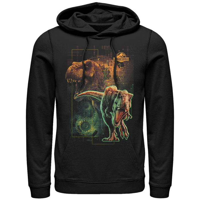 fifth sun Men's Jurassic World: Fallen Kingdom New Predator Dinosaur Pull Over Hoodie