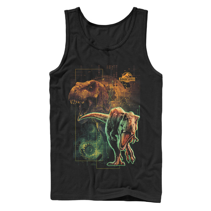 fifth sun Men's Jurassic World: Fallen Kingdom New Predator Dinosaur Tank Top