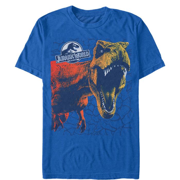 fifth sun Men's Jurassic World: Fallen Kingdom Sharp Teeth Crack T-Shirt
