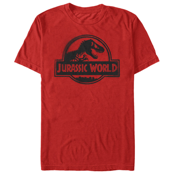 fifth sun Men's Jurassic World: Fallen Kingdom Spray Paint Print Logo T-Shirt