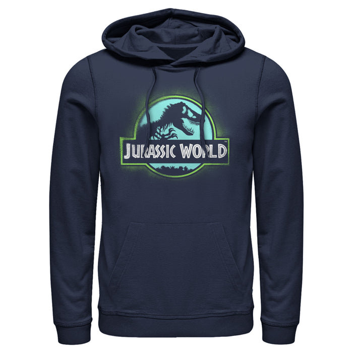 Fifth Sun Men's Jurassic World: Fallen Kingdom T. Rex Spray Paint Logo Pull Over Hoodie