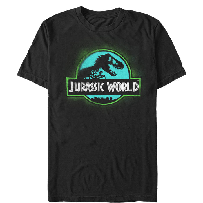 fifth sun Men's Jurassic World: Fallen Kingdom T. Rex Spray Paint Logo T-Shirt