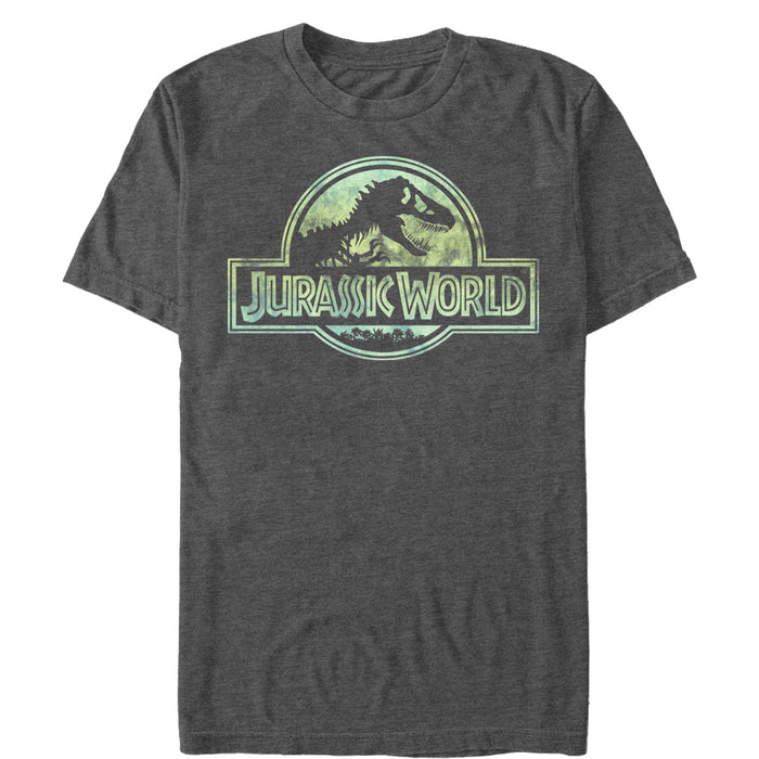 fifth sun Men's Jurassic World Logo Tie Dye Print T-Shirt