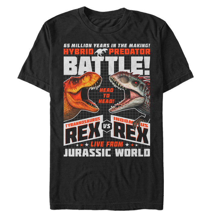 fifth sun Men's Jurassic World Predator Ultimate Showdown T-Shirt