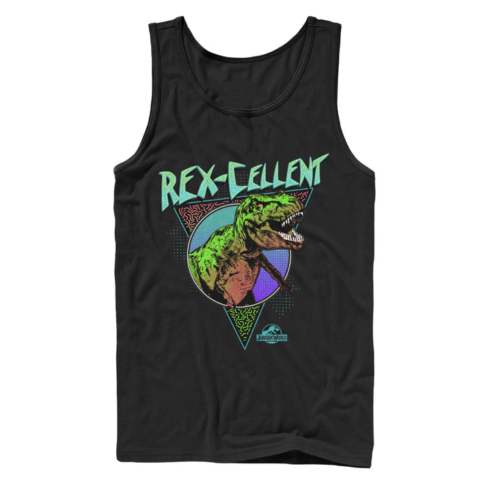 fifth sun Men's Jurassic World Retro Rexcellent Dino Tank Top