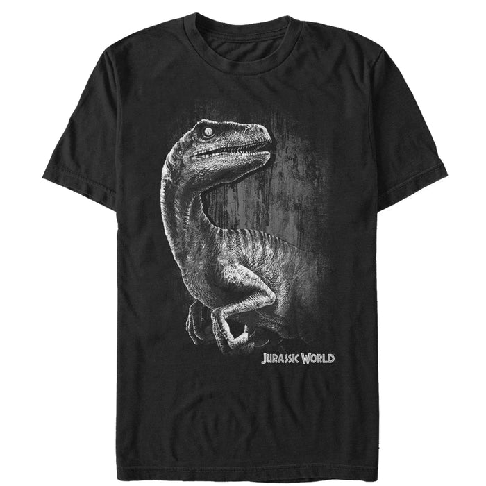 fifth sun Men's Jurassic World Sly Velociraptor T-Shirt