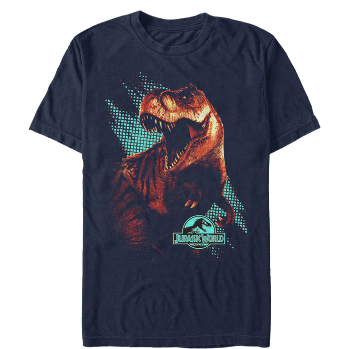 fifth sun Men's Jurassic World T. Rex Computer Screen T-Shirt