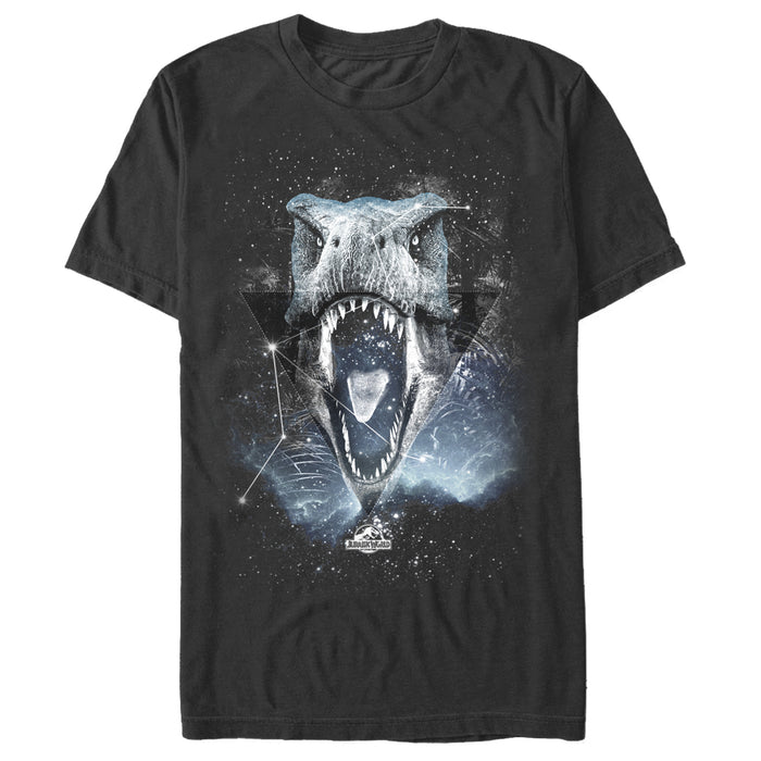 fifth sun Men's Jurassic World Tyrannosaurus Rex Constellation T-Shirt