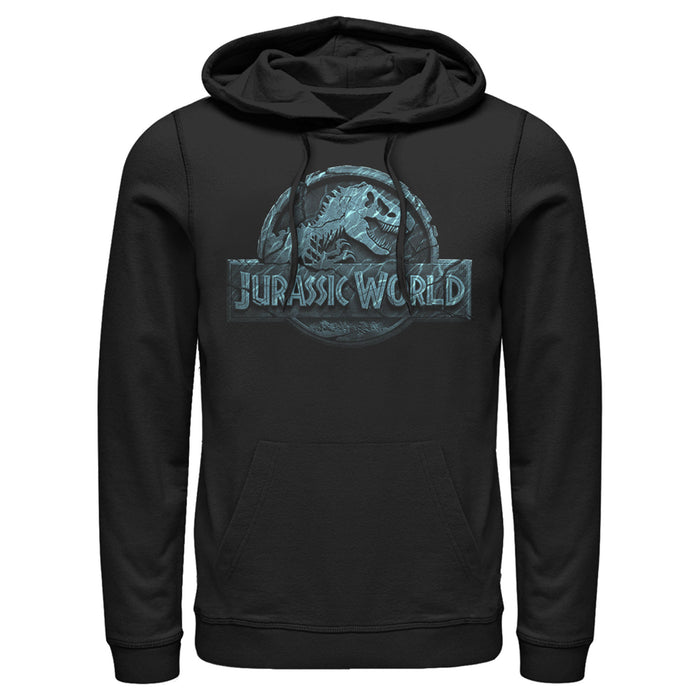Fifth Sun Men's Jurassic World Water Ripple Logo Pull Over Hoodie