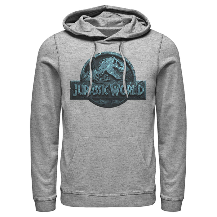 Fifth Sun Men's Jurassic World Water Ripple Logo Pull Over Hoodie