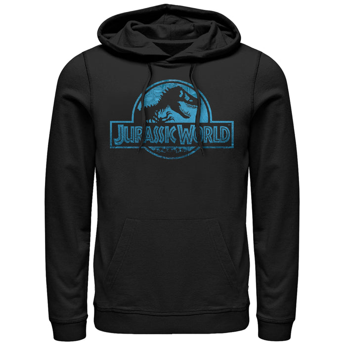 fifth sun Men's Jurassic World Water Ripple Logo Pull Over Hoodie