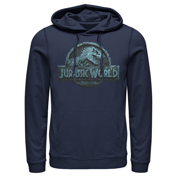 fifth sun Men's Jurassic World Water Ripple Logo Pull Over Hoodie
