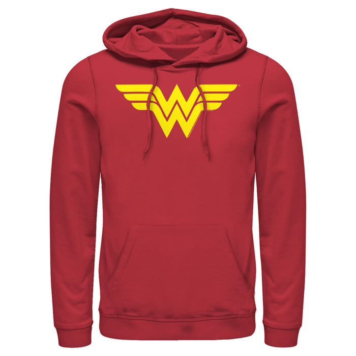 fifth sun Men's Justice League Classic Logo Pull Over Hoodie