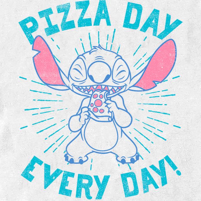 Fifth Sun Men's Lilo & Stitch Pizza Day Every Day Stitch T-Shirt
