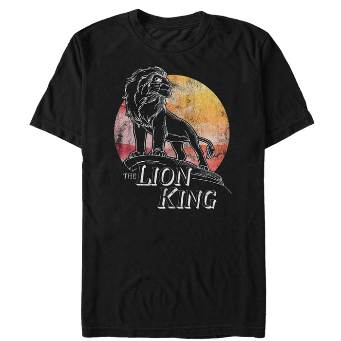 fifth sun Men's Lion King Artistic King of Pride Lands T-Shirt