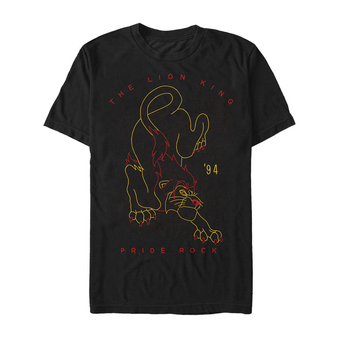 fifth sun Men's Lion King Artistic Scar Crawl T-Shirt