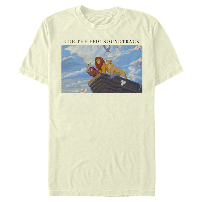 fifth sun Men's Lion King Cue Epic Soundtrack Pose T-Shirt