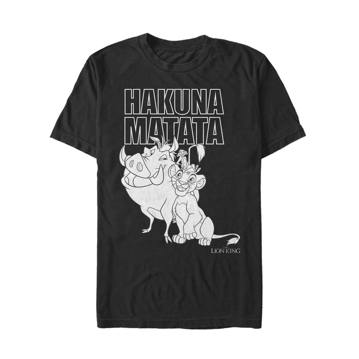 fifth sun Men's Lion King Hakuna Matata Friends T-Shirt