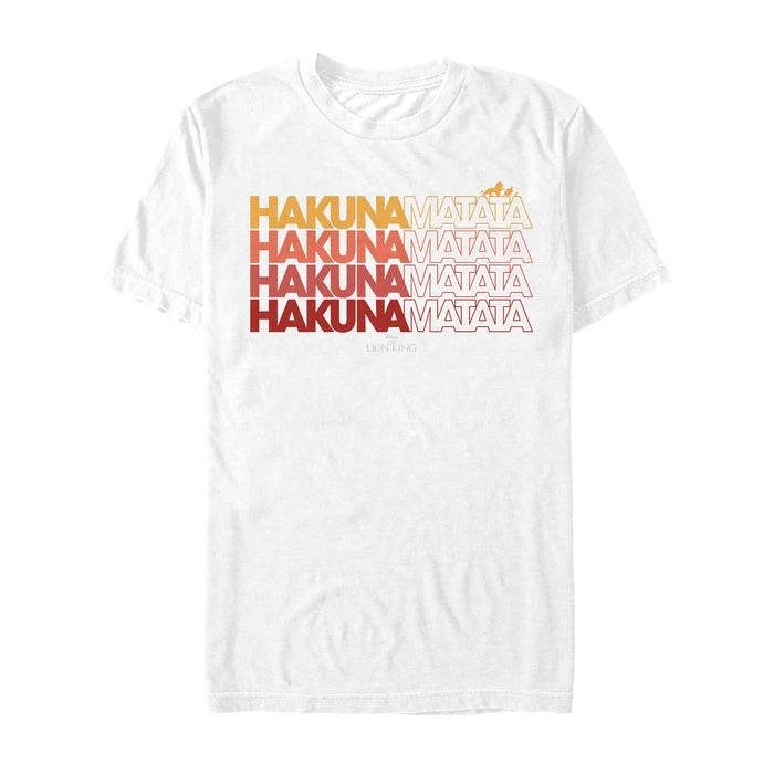 fifth sun Men's Lion King Hakuna Matata Repeat T-Shirt