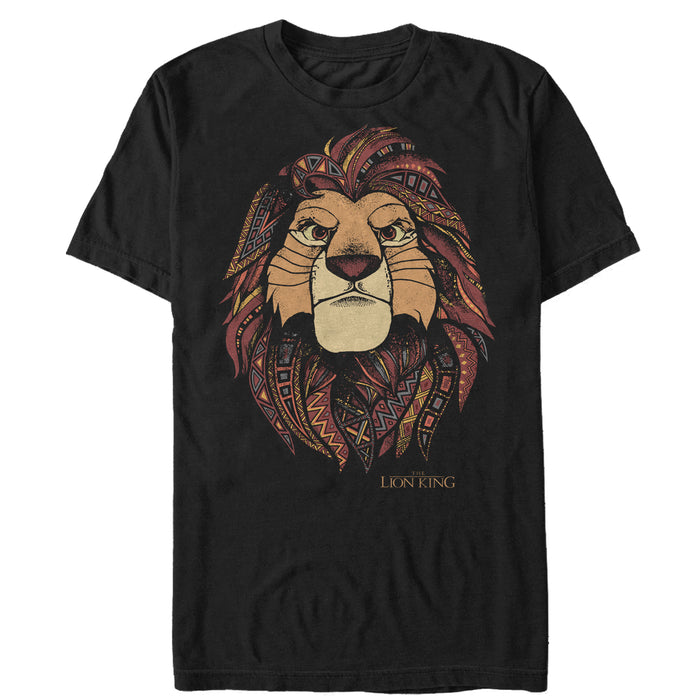 Fifth Sun Men's Lion King Noble Decorative Simba T-Shirt