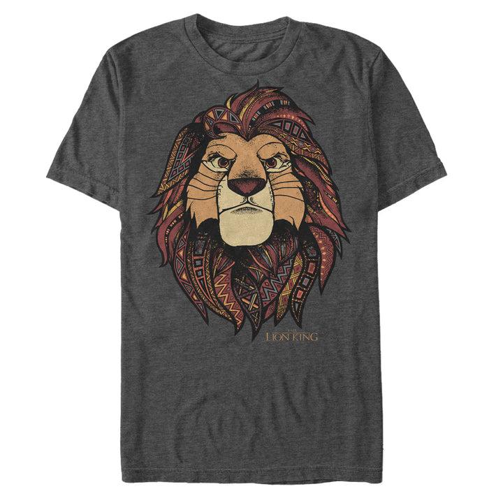 fifth sun Men's Lion King Noble Decorative Simba T-Shirt
