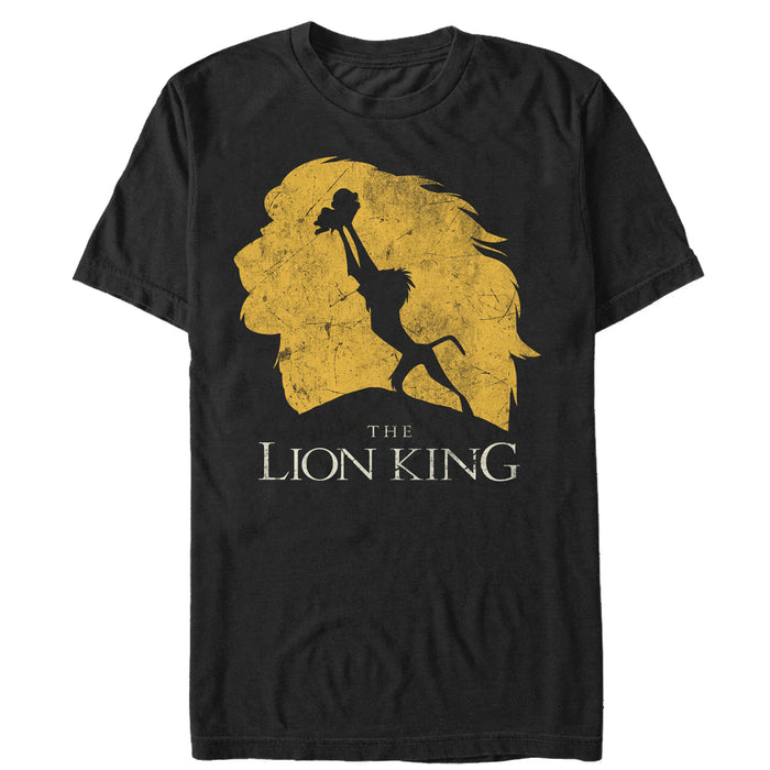 fifth sun Men's Lion King Pride Rock Silhouette T-Shirt