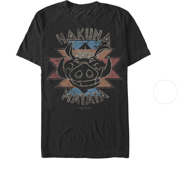 fifth sun Men's Lion King Pumbaa Hakuna Matata T-Shirt