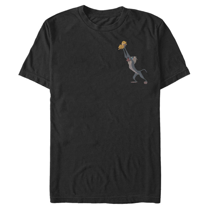 fifth sun Men's Lion King Rafiki Simba Badge T-Shirt
