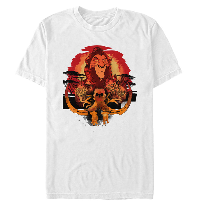 fifth sun Men's Lion King Scar Elephant Graveyard T-Shirt