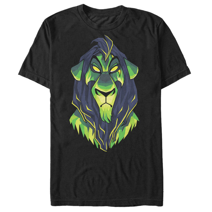 fifth sun Men's Lion King Scary Geometric Scar T-Shirt