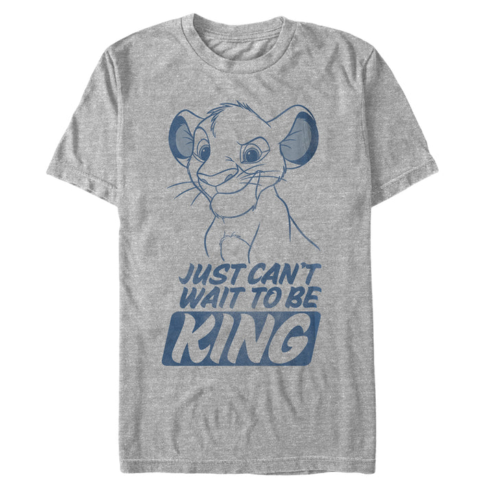 fifth sun Men's Lion King Simba Can't Wait to Be King T-Shirt