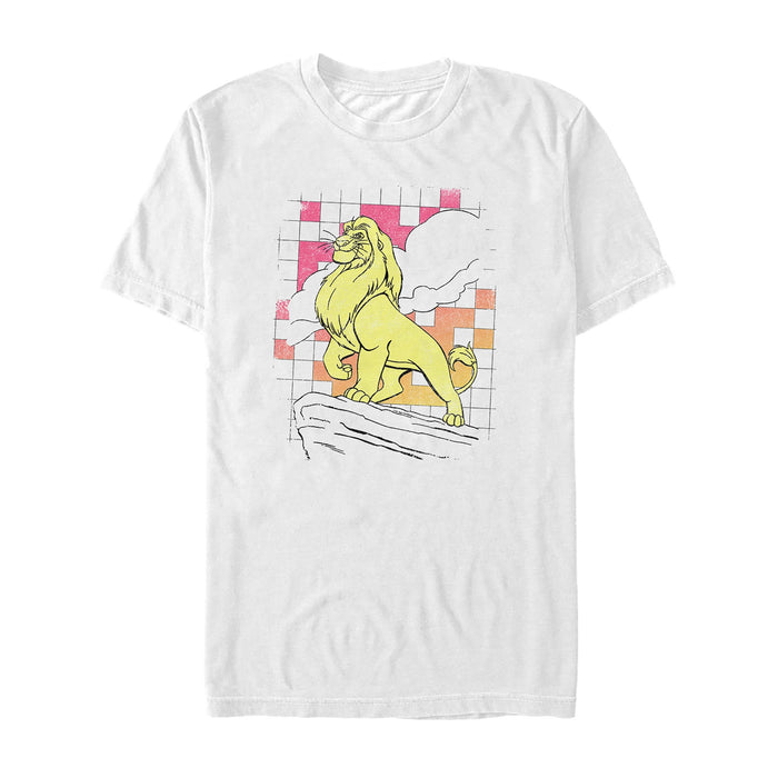 fifth sun Men's Lion King Simba Crossword Puzzle T-Shirt