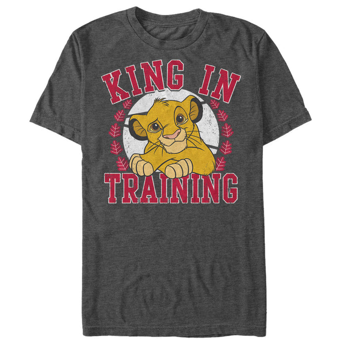 fifth sun Men's Lion King Simba King in Training T-Shirt