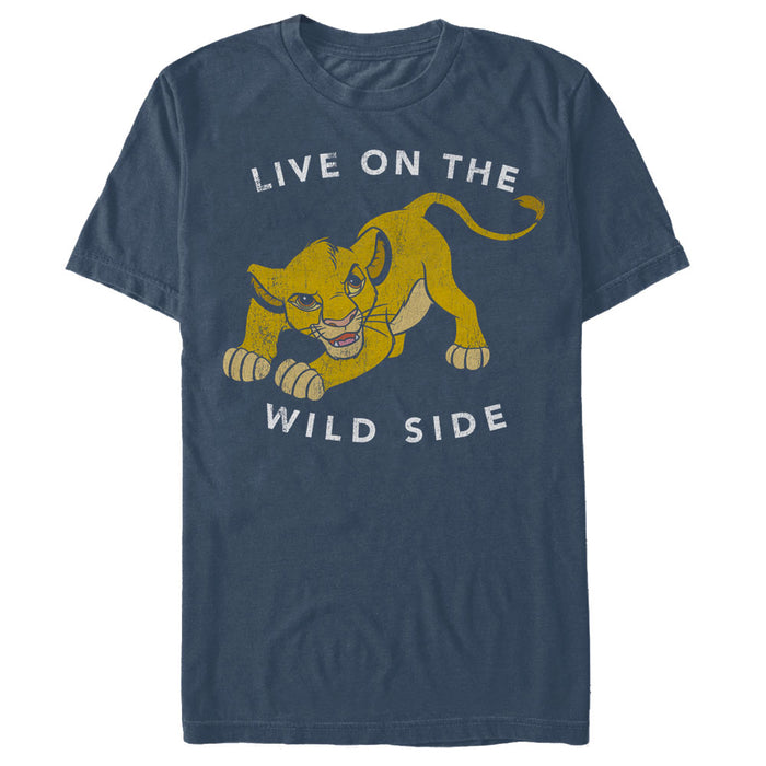 fifth sun Men's Lion King Simba Live on the Wild Side T-Shirt