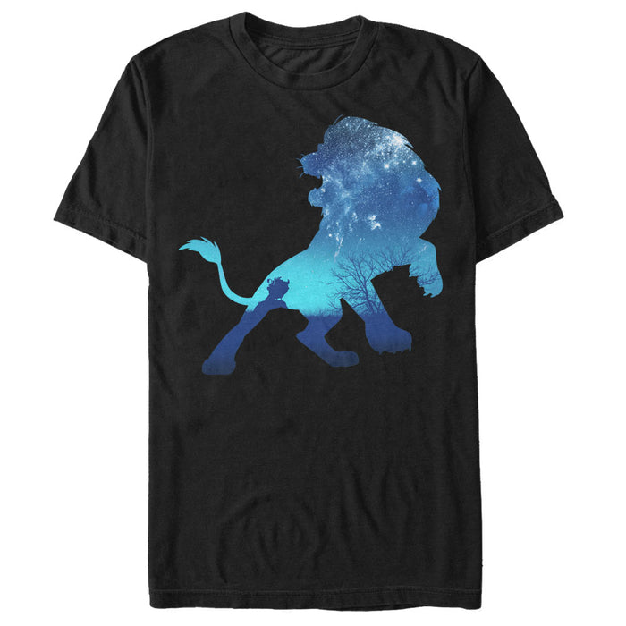 fifth sun Men's Lion King Simba Sky Silhouette T-Shirt