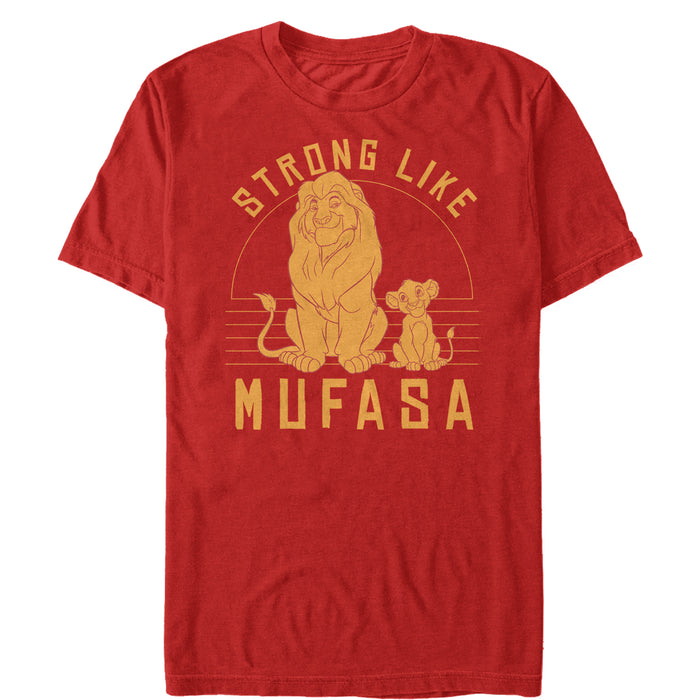 fifth sun Men's Lion King Strong Like Father Mufasa T-Shirt