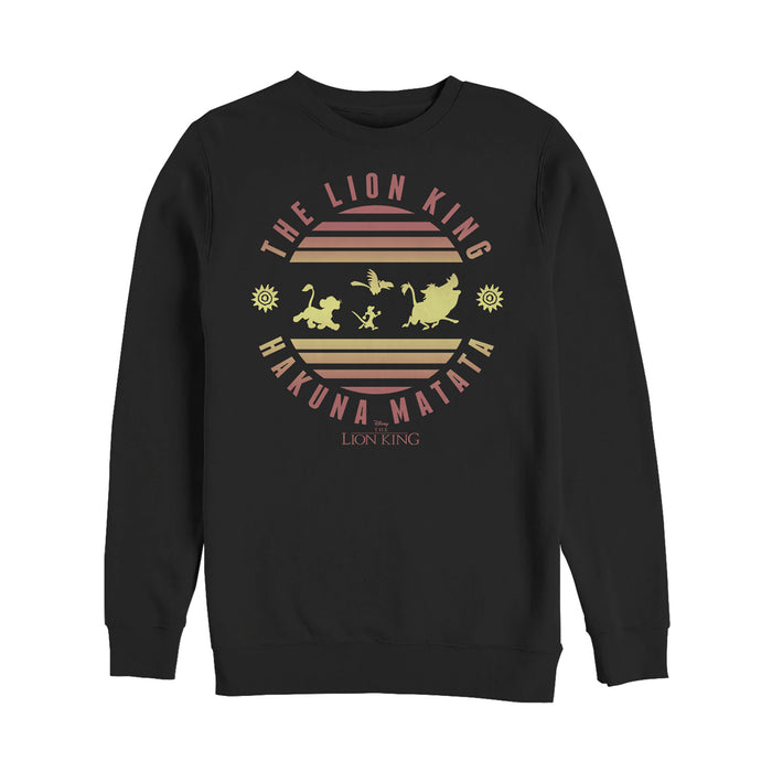 fifth sun Men's Lion King Sunshine Hakuna Matata Sweatshirt
