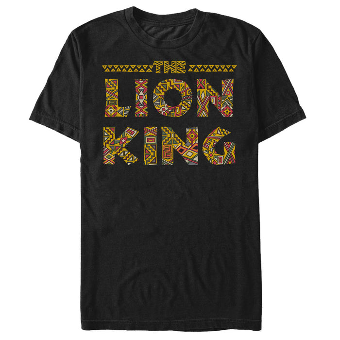 fifth sun Men's Lion King Tribal Print Logo T-Shirt