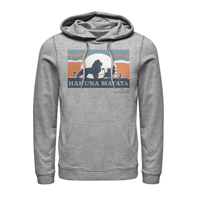 fifth sun Men's Lion King Tropical BFF Silhouettes Pull Over Hoodie