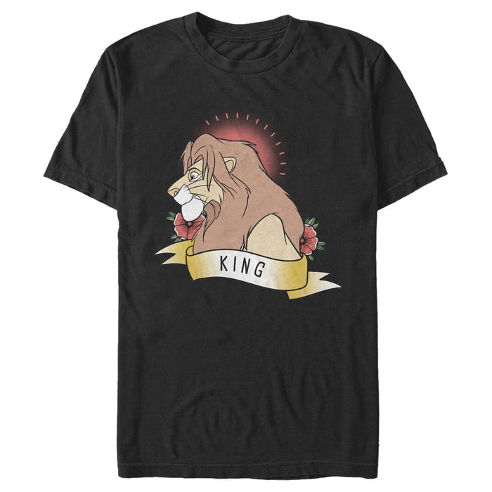 Fifth Sun Men's Lion King Valentine Simba King T-Shirt