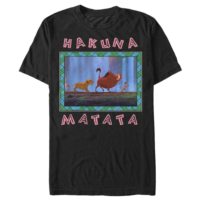 Fifth Sun Men's Lion King Waterfall Hakuna Matata T-Shirt