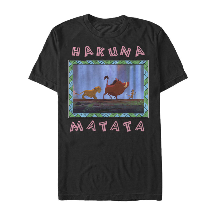 fifth sun Men's Lion King Waterfall Hakuna Matata T-Shirt