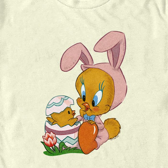 Fifth Sun Men's Looney Tunes Easter Bunny Tweety T-Shirt