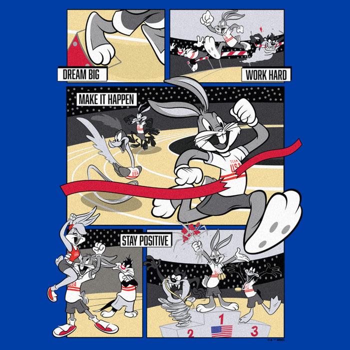 Fifth Sun Men's Looney Tunes Number One Winner Comic Panels T-Shirt